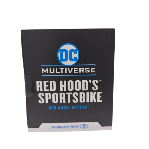 McFarlane Toys DC Multiverse Red Hood's Sportsbike Vehicle Red NEW Sealed - Picture 3 of 4